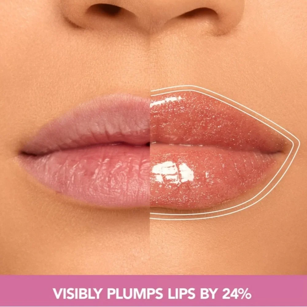 Buxom Plump Shot Sheer Tint Collagen Infused Plumping Lip Serum Soft Blush